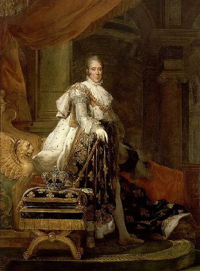  Retrato de Carlos X de Francia en traje de coronacion
